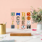 SlipperyJoe omarmt diversiteitsmetafoor LGBTQIA-lo Acryl Bord (Huwelijk)