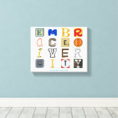 SlipperyJoe omarmt diversiteitsmetafoor LGBTQIA-lo Canvas Afdruk (Insitu (Houten vloer))