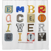 SlipperyJoe omarmt diversiteitsmetafoor LGBTQIA-lo Douchegordijn (Voorkant)