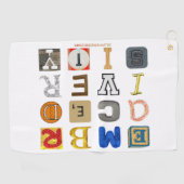 SlipperyJoe omarmt diversiteitsmetafoor LGBTQIA-lo Golfhanddoek (Horizontaal)