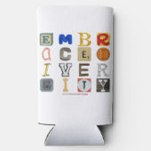 SlipperyJoe omarmt diversiteitsmetafoor LGBTQIA-lo Seltzer Blikjeskoeler (Achterkant)