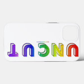 SlipperyJoe onbesneden levendig levendig neon rege Case-Mate iPhone Case (Achterkant (horizontaal))