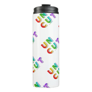 SlipperyJoe onbesneden levendig levendig neon rege Thermosbeker
