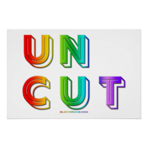 SlipperyJoe onbesneden levendig levendige neon reg Perfect Poster
