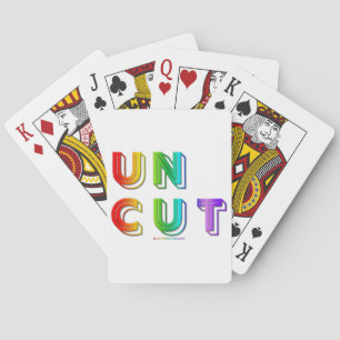 SlipperyJoe onbesneden levendig levendige neon reg Pokerkaarten