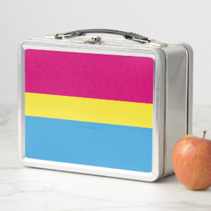 SlipperyJoe panseksuele pridevlag roze amber en cy