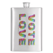 SlipperyJoe stem liefde gelijkheid regenboogkleuri Flacon (Voorkant)