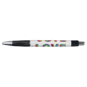 SlipperyJoe stem liefde gelijkheid regenboogkleuri Pen