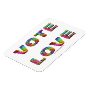 SlipperyJoe stem love gelijkheid regenboogkleurige Magneet