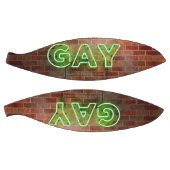 SlipperyJoe verlicht gay neonteken helder levendig Basketbal (Panelen)