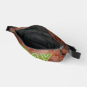 SlipperyJoe verlicht gay neonteken helder levendig Heuptasje (Open)