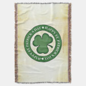 SlipperyJoe viert St. Patrick's Day Iris Deken (Voorkant Verticaal)