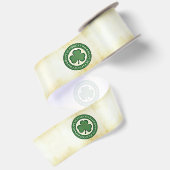 SlipperyJoe viert St. Patrick's Day Iris Satijnen Lint (Achterkant)