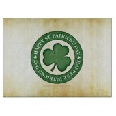 SlipperyJoe viert St. Patrick's Day Iris Snijplank (Voorkant)