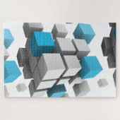 SlipperyJoe's 3D-blokjes vierdimensionaal d Legpuzzel (Horizontaal)