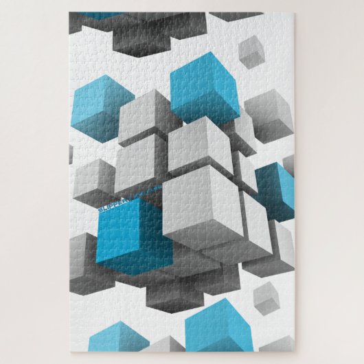 SlipperyJoe's 3D-blokjes vierdimensionaal d Legpuzzel (Verticaal)