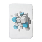 SlipperyJoe's 3D-kubussen boeiende arrangement Badmat (Voorkant Verticaal)