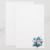 SlipperyJoe's 3D-kubussen boeiende arrangement Briefpapier (Voorkant / Achterkant)