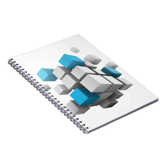 SlipperyJoe's 3D-kubussen boeiende arrangement Notitieboek (Rechterzijde)