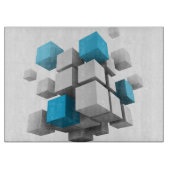 SlipperyJoe's 3D-kubussen boeiende arrangement Snijplank (Voorkant)