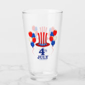 SlipperyJoe's 4 juli Onafhankelijkheidsdag klassie Glas (Achterkant)