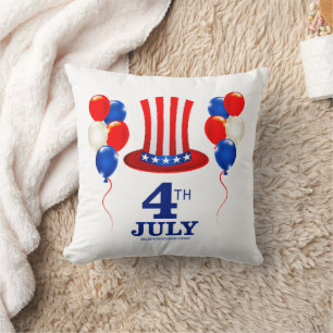 SlipperyJoe's 4 juli Onafhankelijkheidsdag klassie Kussen