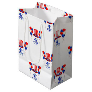 SlipperyJoe's 4 juli Onafhankelijkheidsdag klassie Medium Cadeauzakje