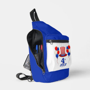 SlipperyJoe's 4 juli Onafhankelijkheidsdag klassie Sling Bag