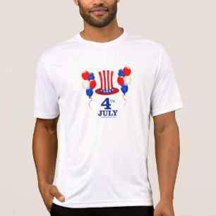 SlipperyJoe's 4 juli Onafhankelijkheidsdag klassie T-shirt