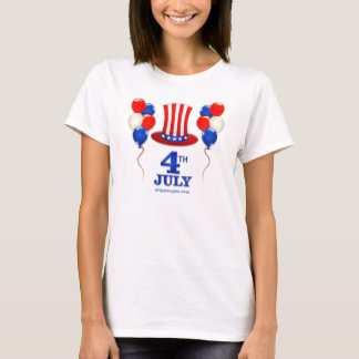SlipperyJoe's 4 juli Onafhankelijkheidsdag klassie T-shirt