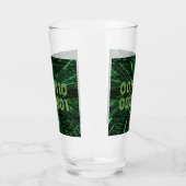 SlipperyJoe's 69 binaire code levendig groene bere Glas (Links)