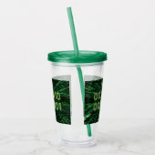 SlipperyJoe's 69 binaire code levendige groene com Acryl Drinkbeker (Links)