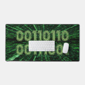 SlipperyJoe's 69 binaire code levendige groene com Bureaumat (Keyboard & Muis)
