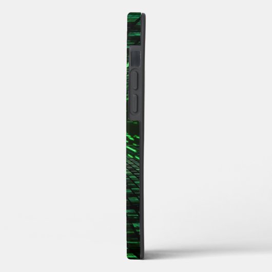 SlipperyJoe's 69 binaire code levendige groene com Case-Mate iPhone Case (Achterkant / Links)
