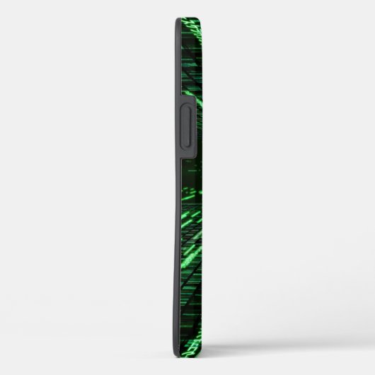 SlipperyJoe's 69 binaire code levendige groene com Case-Mate iPhone Case (Achterkant / Rechts)