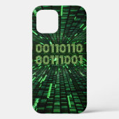 SlipperyJoe's 69 binaire code levendige groene com Case-Mate iPhone Case (Achterkant)