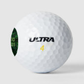 SlipperyJoe's 69 binaire code levendige groene com Golfballen (Logo)