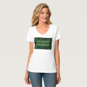 SlipperyJoe's 69 binaire code levendige groene com T-shirt (Voorkant volledig)
