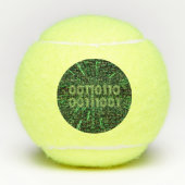 SlipperyJoe's 69 binaire code levendige groene com Tennisballen (Voorkant)