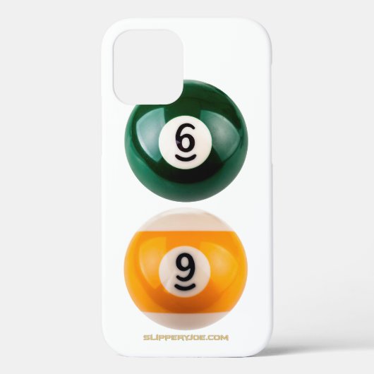 SlipperyJoe's 69 harde pooltafel twee biljartbal Case-Mate iPhone Case (Achterkant)