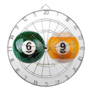 SlipperyJoe's 69 harde pooltafel twee biljartbal Dartbord