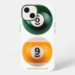 SlipperyJoe's 69 harde pooltafel twee biljartbal iPhone 13 Hoesje