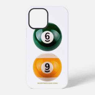 SlipperyJoe's 69 harde pooltafel twee biljartbal iPhone 12 Pro Hoesje