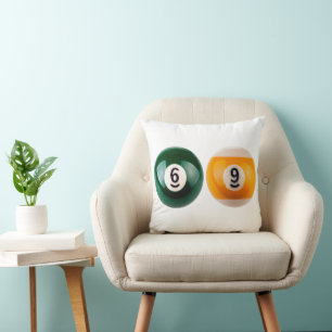 SlipperyJoe's 69 harde pooltafel twee biljartbal Kussen