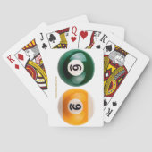 SlipperyJoe's 69 harde pooltafel twee biljartbal Pokerkaarten (Achterkant)