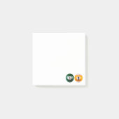 SlipperyJoe's 69 harde pooltafel twee biljartbal Post-it® Notes (Voorkant)