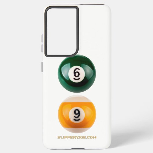 SlipperyJoe's 69 harde pooltafel twee biljartbal Samsung Galaxy Hoesje (Achterkant)