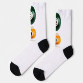 SlipperyJoe's 69 harde pooltafel twee biljartbal Sokken (Links)