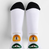 SlipperyJoe's 69 harde pooltafel twee biljartbal Sokken (Top)