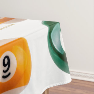 SlipperyJoe's 69 harde pooltafel twee biljartbal Tafelkleed